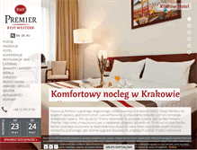 Tablet Screenshot of bestwesternkrakow.pl